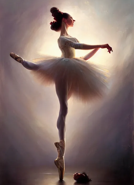 Image similar to prima ballerina by bayard wu, anna podedworna, gaston bussiere, greg rutkowski