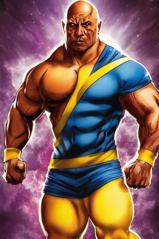 Image similar to Breathtaking comic book style of Pikachu and Dwayne Johnson fusion, high quality, 8k, very detailed