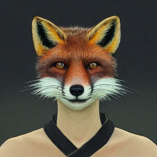 Prompt: fox, smoking wooden pipe, kumadori makeup, inside japanese temple, national geographic, anime style, symmetrical facial features, avatar for website, hyper realistic, rule of thirds, extreme detail, 4 k, detailed drawing, trending artstation, realistic lighting, by alphonse mucha, greg rutkowski, sharp focus, backlit