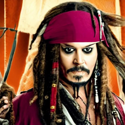 Image similar to mike myers as captain jack sparrow