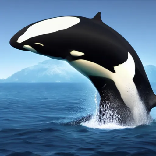 Image similar to orca photorealistic