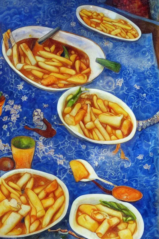 Image similar to tteokbokki by jerry pinkney