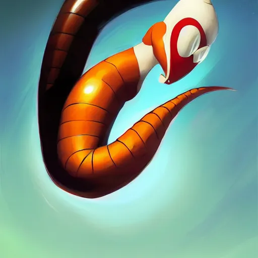 Image similar to face icon stylized minimalist earthworm jim, loftis, cory behance hd by jesper ejsing, by rhads, makoto shinkai and lois van baarle, ilya kuvshinov, rossdraws global illumination