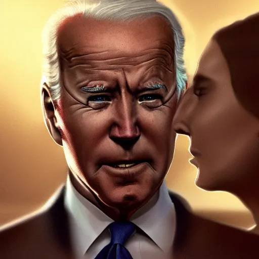 Image similar to joe biden crying, dramatic lighting, cinematic, establishing shot, extremly high detail, photorealistic, cinematic lighting, artstation, style by James Gurney