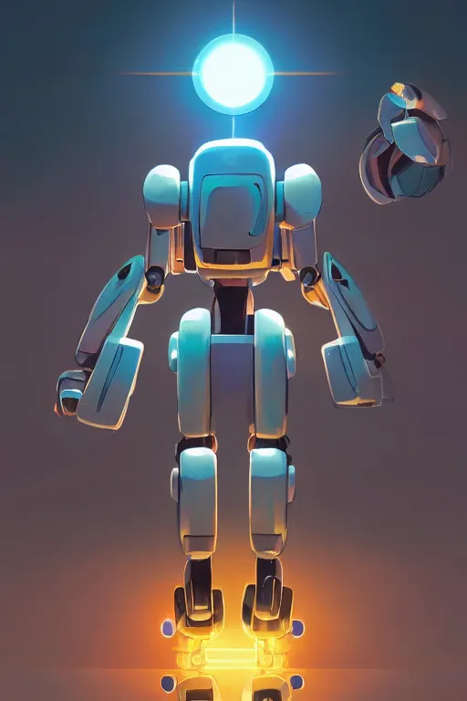 Image similar to metabots medabots medarotto medarot robot minimalist comics, behance hd by jesper ejsing, by rhads, makoto shinkai and lois van baarle, ilya kuvshinov, rossdraws global illumination ray tracing hdr radiating a glowing aura