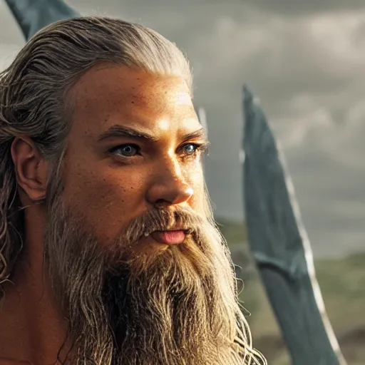 Image similar to aquaman gandalf, dslr profile photo