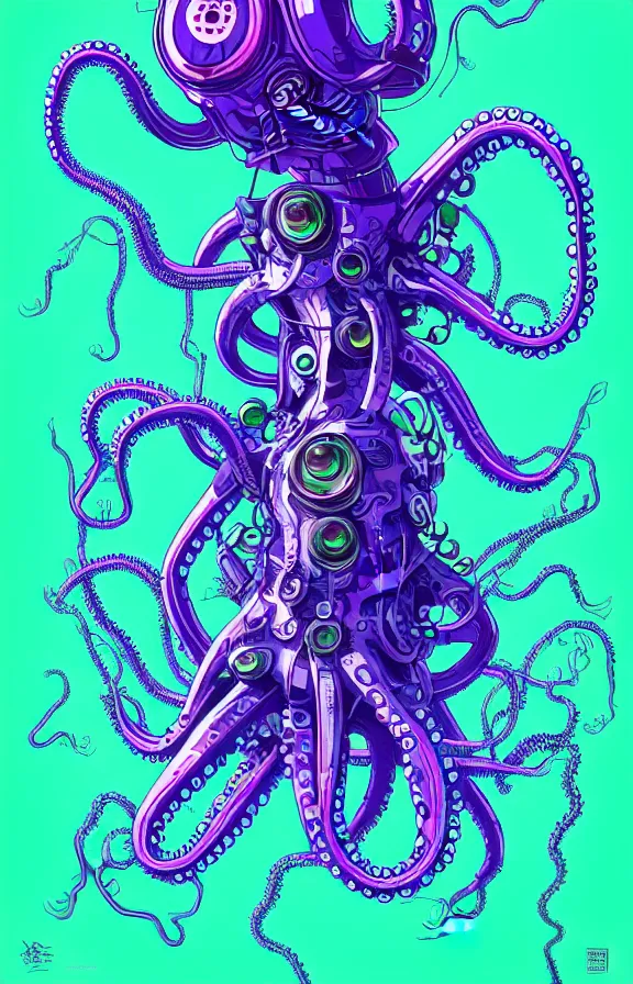 Art Akimbo: Octopus Tentacle Art Pieces