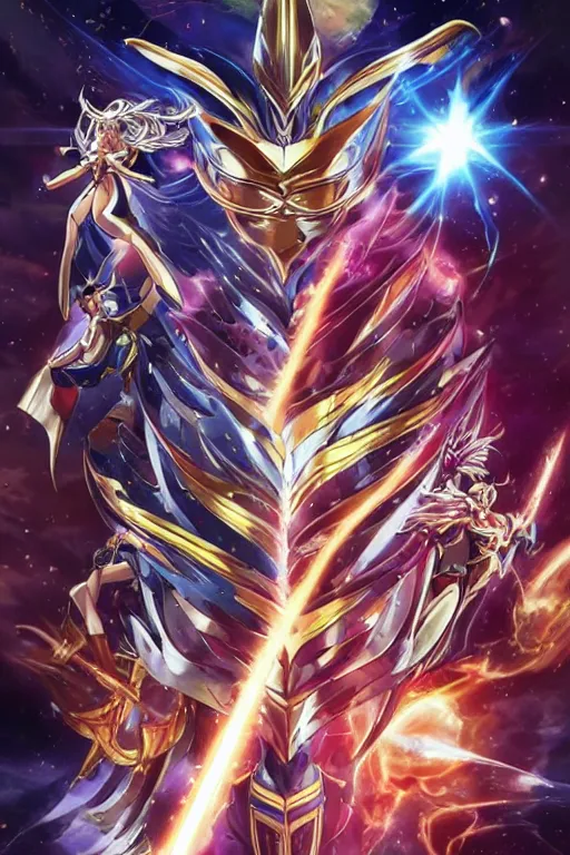 Image similar to 2 0 2 2 knights of the zodiac saint seiya battle for sanctuary hero suit armor comics mask minimalist verytoon nautiljon animes toei animation namco bandai, art by artgerm and greg rutkowski and magali villeneuve