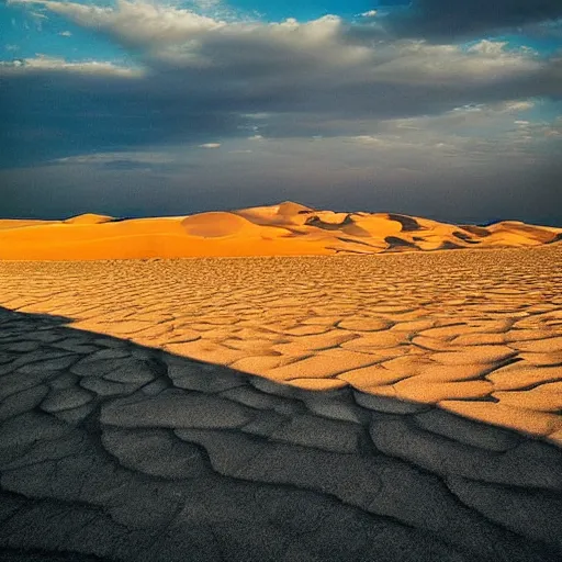 Prompt: desert 🗽, photography by bussiere rutkowski andreas roch