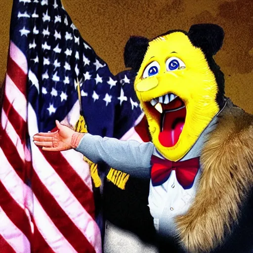 Image similar to usa 3 rd party political mascot,