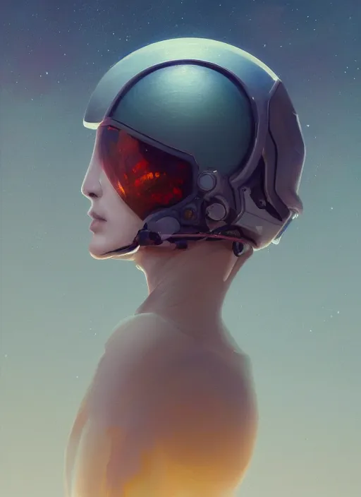 Image similar to astronaut helmet, extremely detailed digital painting, in the style of fenghua zhong and ruan jia and jeremy lipking and peter mohrbacher, mystical colors, rim light, beautiful lighting, 8 k, stunning scene, raytracing, octane, trending on artstation