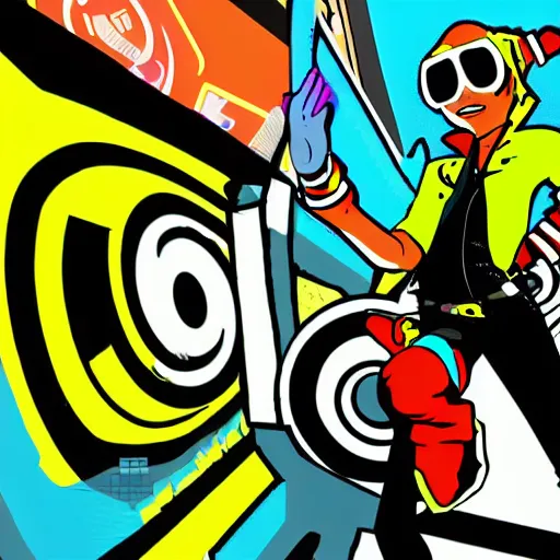 Image similar to jet set radio