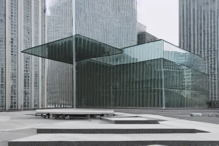 Image similar to a building in the shape of a giant table