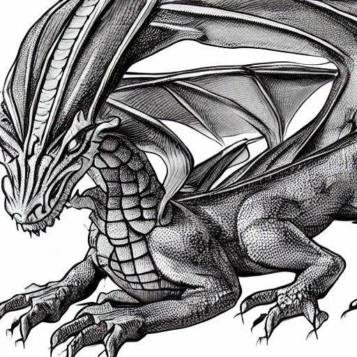 Prompt: a scanner of a fœtal baby dragon