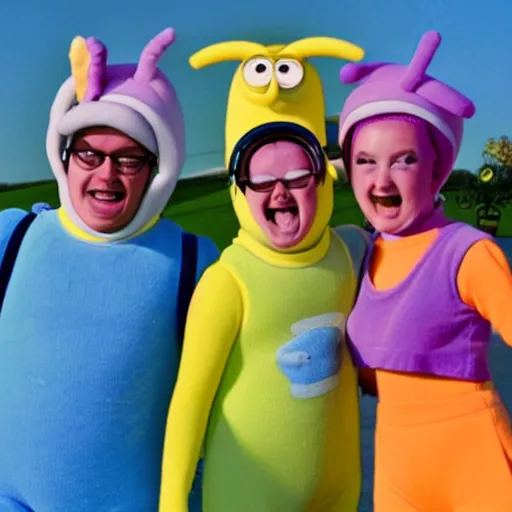 Image similar to Minion Teletubbies