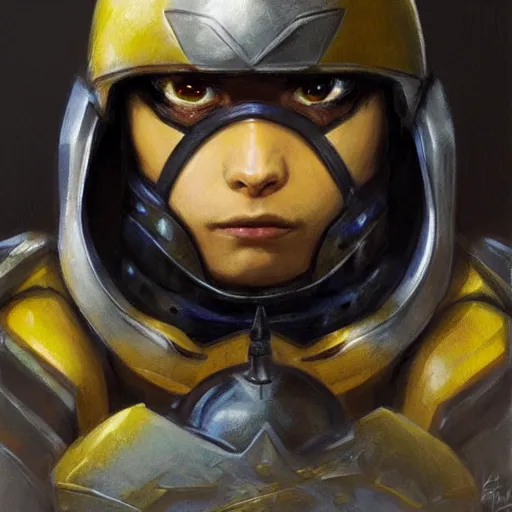 Image similar to pikachu as a realistic fantasy knight, closeup portrait art by donato giancola and greg rutkowski, realistic face, digital art, trending on artstation, symmetry!!