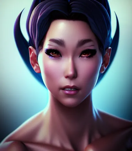 Image similar to beautiful portrait of a gorgeous personal trainer who looks like Chun Li , character design by charlie bowater, ross tran, artgerm, and makoto shinkai, detailed, soft lighting, rendered in octane