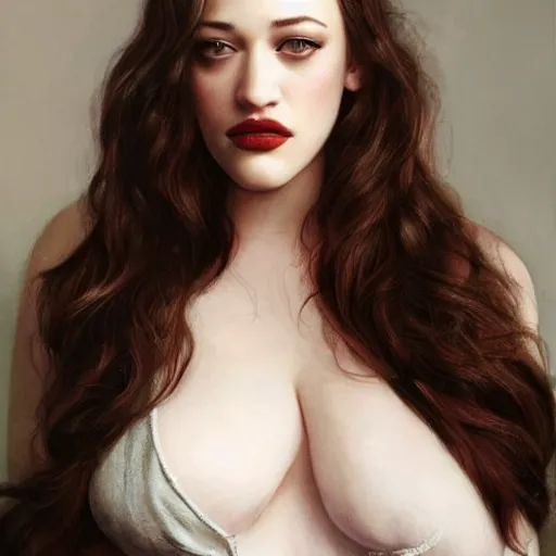 Prompt: Kat Dennings by Livia Prima,beautiful