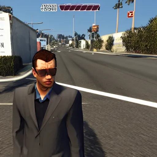 Image similar to Rubius in gta v style