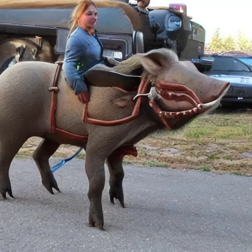 Image similar to real life hog rider