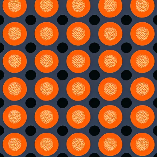 Image similar to simple background pattern, orange with white dots