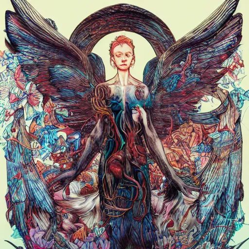 Image similar to archangel by James Jean And WLOPPRO