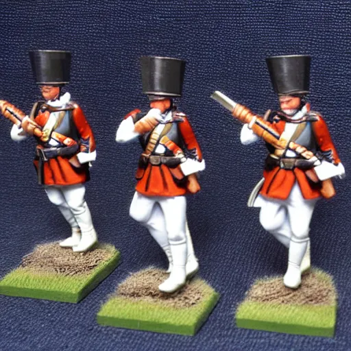 Prompt: British Line Infantry, realistic