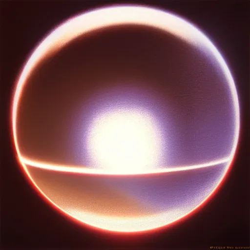 Image similar to Ray tracing, reflective orb, magic, by Greg Rutkowski