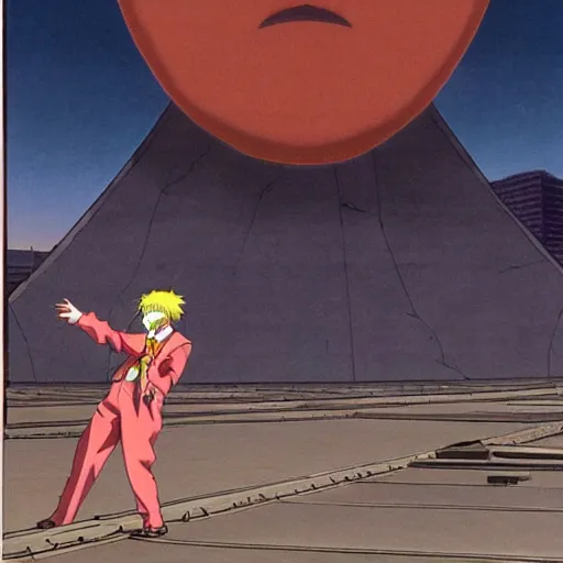 Prompt: joseph merrick in the anime neon genesis evangelion