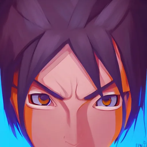 Image similar to face icon stylized minimalist naruto, loftis, cory behance hd by jesper ejsing, by rhads, makoto shinkai and lois van baarle, ilya kuvshinov, rossdraws global illumination