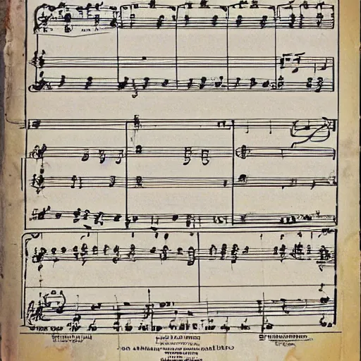 Image similar to sheet music for john lennon ’ s new song