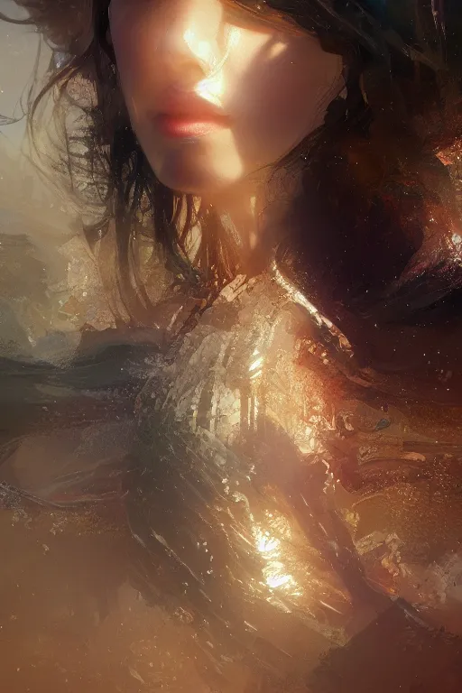 Prompt: Atlantis princess, gorgeous, close-up portrait, intricate, elegant, volumetric lighting, scenery, digital painting, highly detailed, artstation, sharp focus, illustration, concept art, ruan jia, steve mccurry