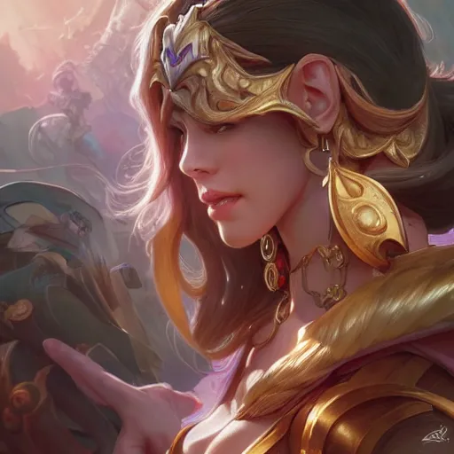 Image similar to perfectly - centered - portrait of league of legends, intricate, highly detailed, digital painting, artstation, concept art, smooth, sharp focus, illustration, unreal engine 5, 8 k, art by artgerm and greg rutkowski and alphonse mucha