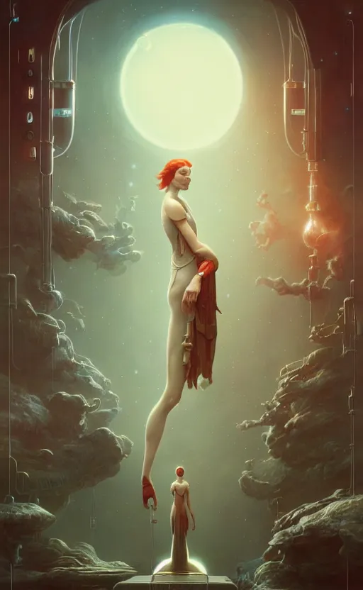 Prompt: exquisite imaginative science fiction poster art, movie art, by lucusfilm, weta studio, tom bagshaw, james jean, 8 k, denoised