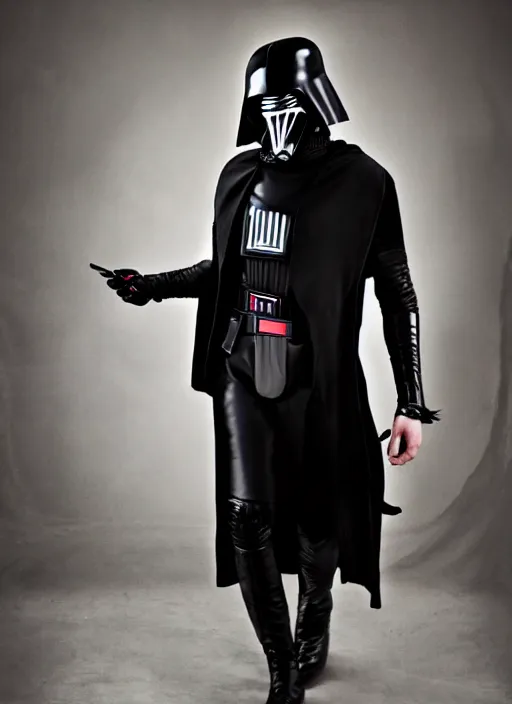 Image similar to kylo ren stylish dress fashion magazine photoshoot, professional photography, intricate clothing