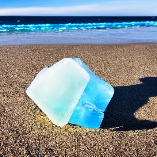 Image similar to ice block on the beach