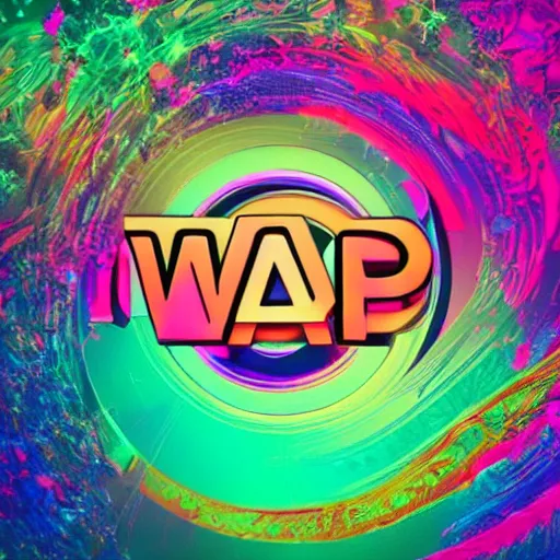 Image similar to a and w vaporwave logo, colorful, digital art, cosmic, 3 d high definition, trending on art station, photorealistic, high resolution, 8 k, octane, hyper detailed, insane details, intricate, elite, ornate, elegant trend, highly detailed and intricate, sharp focus, photography, unreal engine