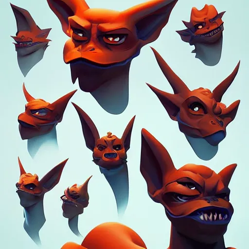 Image similar to face icon stylized minimalist gargoyles, loftis, cory behance hd by jesper ejsing, by rhads, makoto shinkai and lois van baarle, ilya kuvshinov, rossdraws global illumination