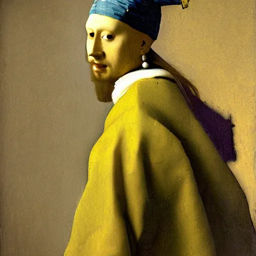 Image similar to high quality high detail painting by johannes vermeer, portrait of a king, hd, photorealistic lighting