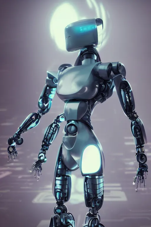 Prompt: robot from Matrix, cinematic, octane