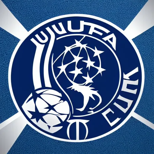 Prompt: the uefa champions league logo