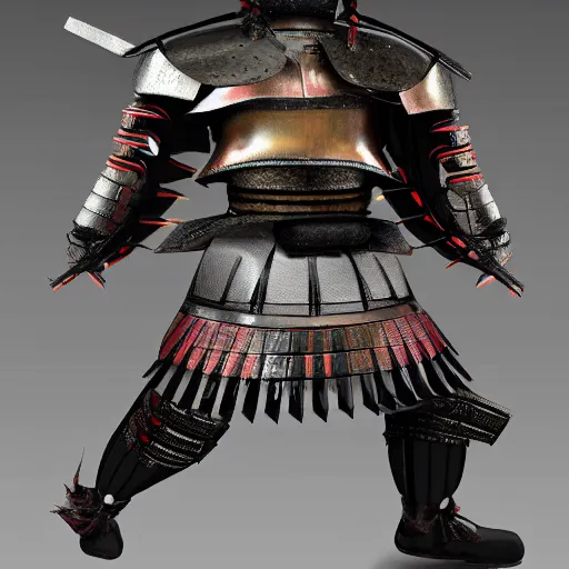 Prompt: A samurai armor designed by Tesla, 4k UHD