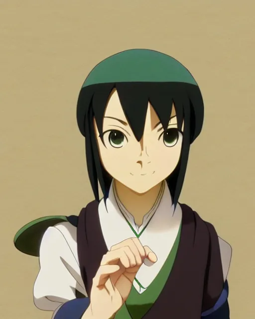 Prompt: toph from avatar as an office clerk, detailed perfect face, exquisite details, fire magic, mid view, design on a white background, by studio muti, greg rutkowski makoto shinkai takashi takeuchi studio ghibli