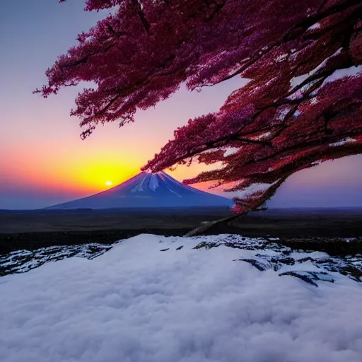 Image similar to photo of landscape of Mount Fuji,Japan beautiful lighting