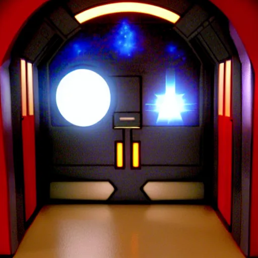 Image similar to realistic gate room from the tv show star gate sg - 1