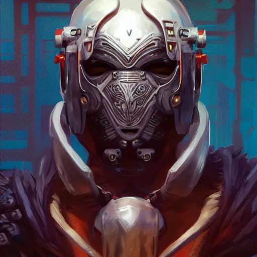 Image similar to cyberpunk viking helmet mask warrior goddess robot ninja fantasy, art gta 5 cover, official fanart behance hd artstation by jesper ejsing, by rhads, makoto shinkai and lois van baarle, ilya kuvshinov, ossdraws