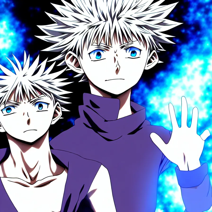 Prompt: killua zoldyck, 4 k resolution, comic style ， by miura kentaro, ultra detailed,