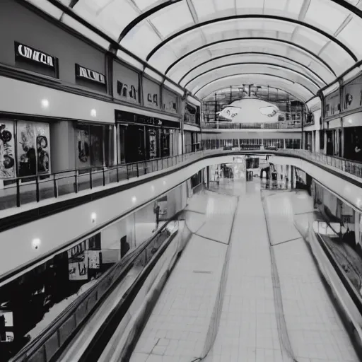 Prompt: Beatiful Cameraphone photograph of inside a room within an empty mall