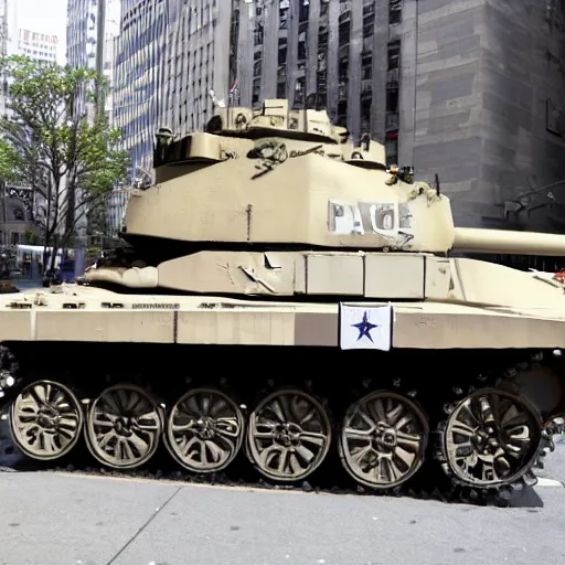 Image similar to new york police department military tank