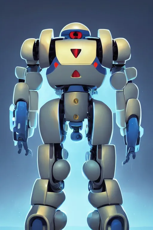 Image similar to metabots medabots medarotto medarot robot minimalist comics, behance hd by jesper ejsing, by rhads, makoto shinkai and lois van baarle, ilya kuvshinov, rossdraws global illumination ray tracing hdr radiating a glowing aura